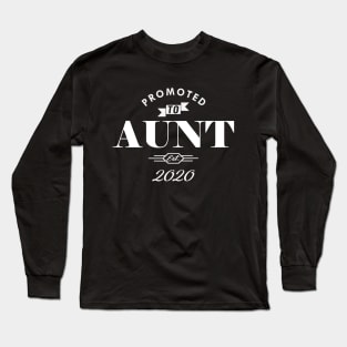 New Aunt - Promoted to Aunt est. 2020 Long Sleeve T-Shirt